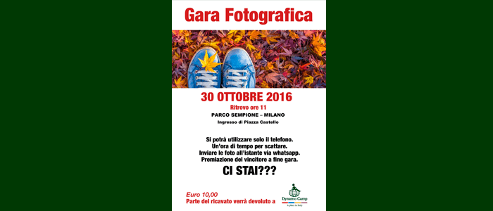 30 ottobre 2016: Gara Fotografica