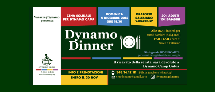 4 dicembre: Dynamo Dinner