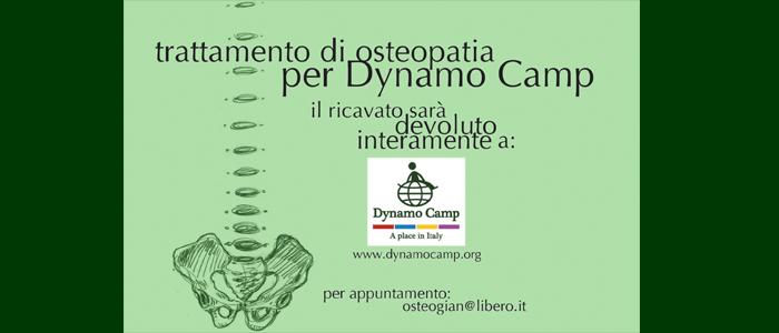 Trattamento di osteopatia per Dynamo Camp