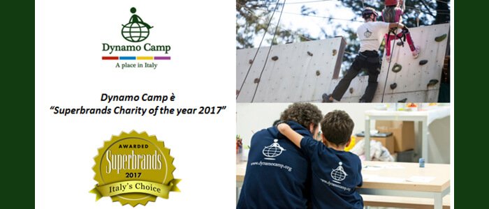 Dynamo Camp è “Superbrands Charity of the year 2017”